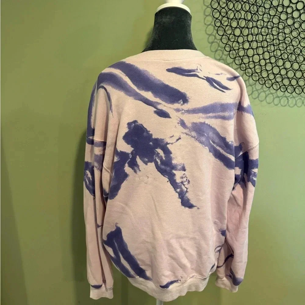 Wild Fable Fleece lined Sweatshirt Pink and Purple - Size Medium - Picture 3 of 5